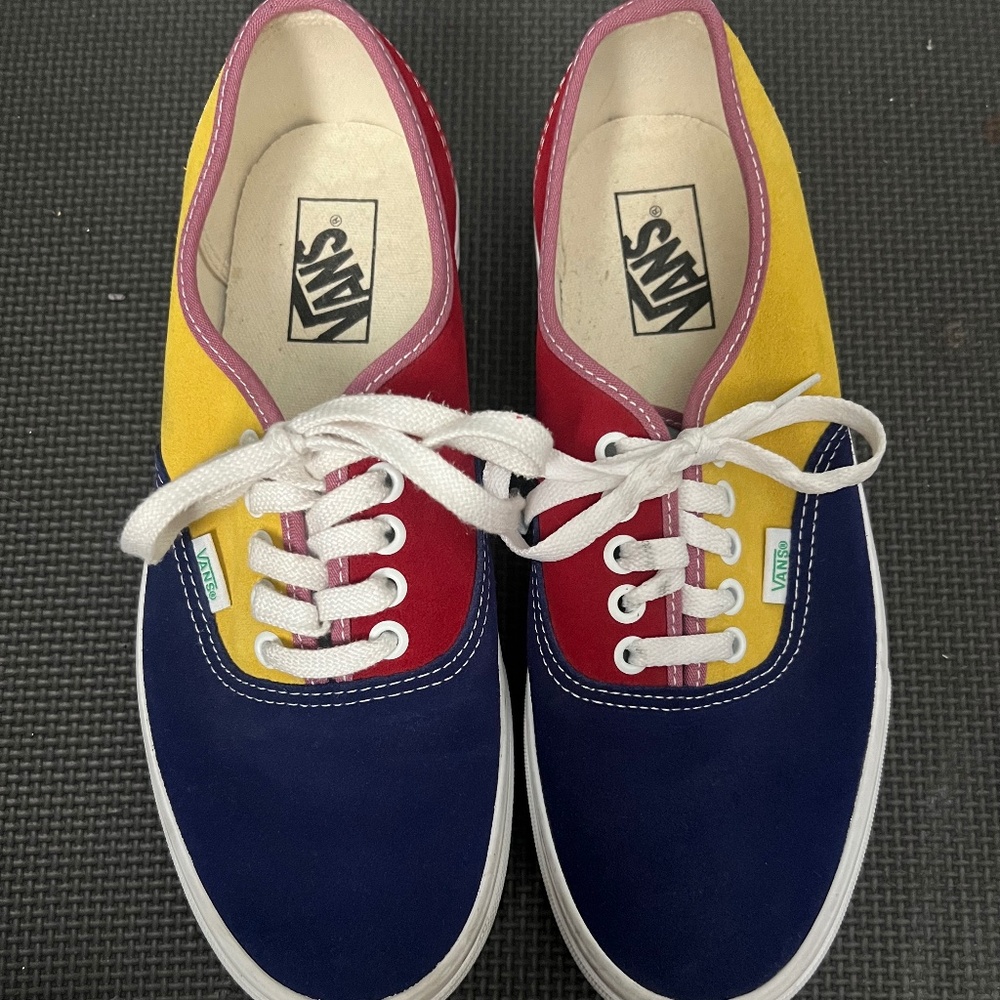 Multicolored Vans